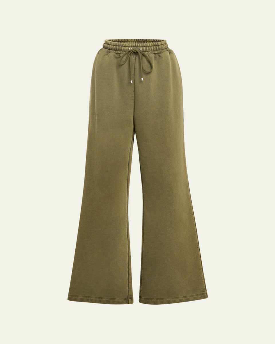 Drawstring Flare Sweatpants